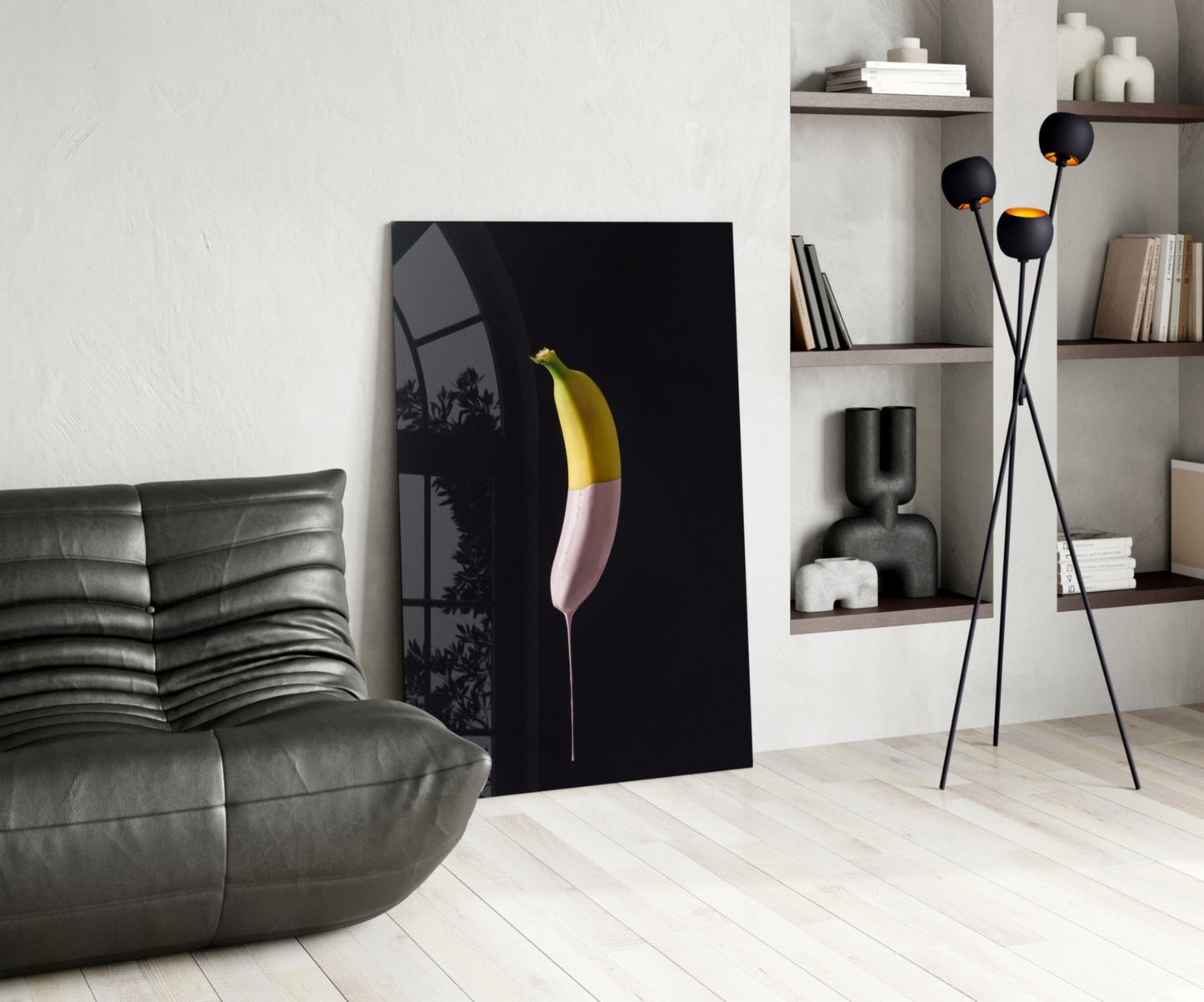 Insigneart USA Insigneart USA Banana Glass Wall Art