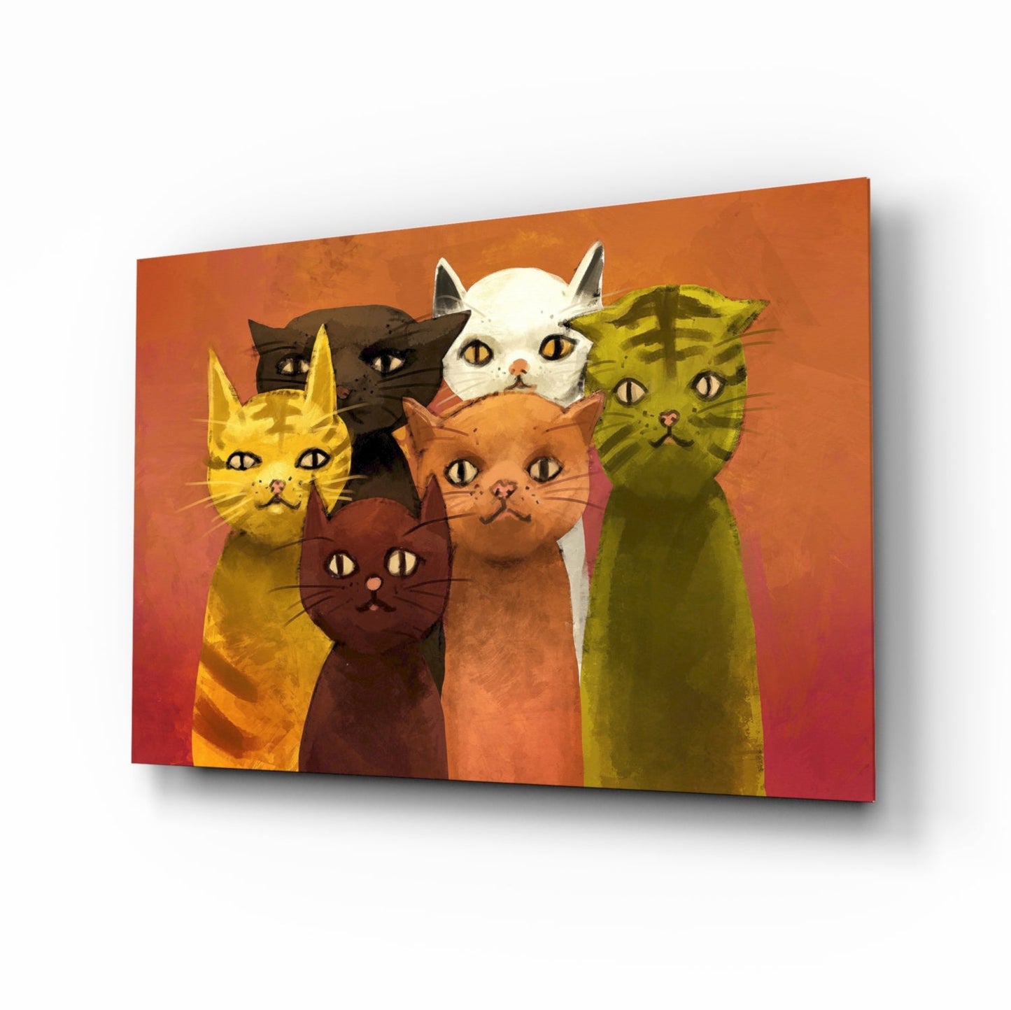 Insigneart USA Insigneart USA Cats Glass Wall Art