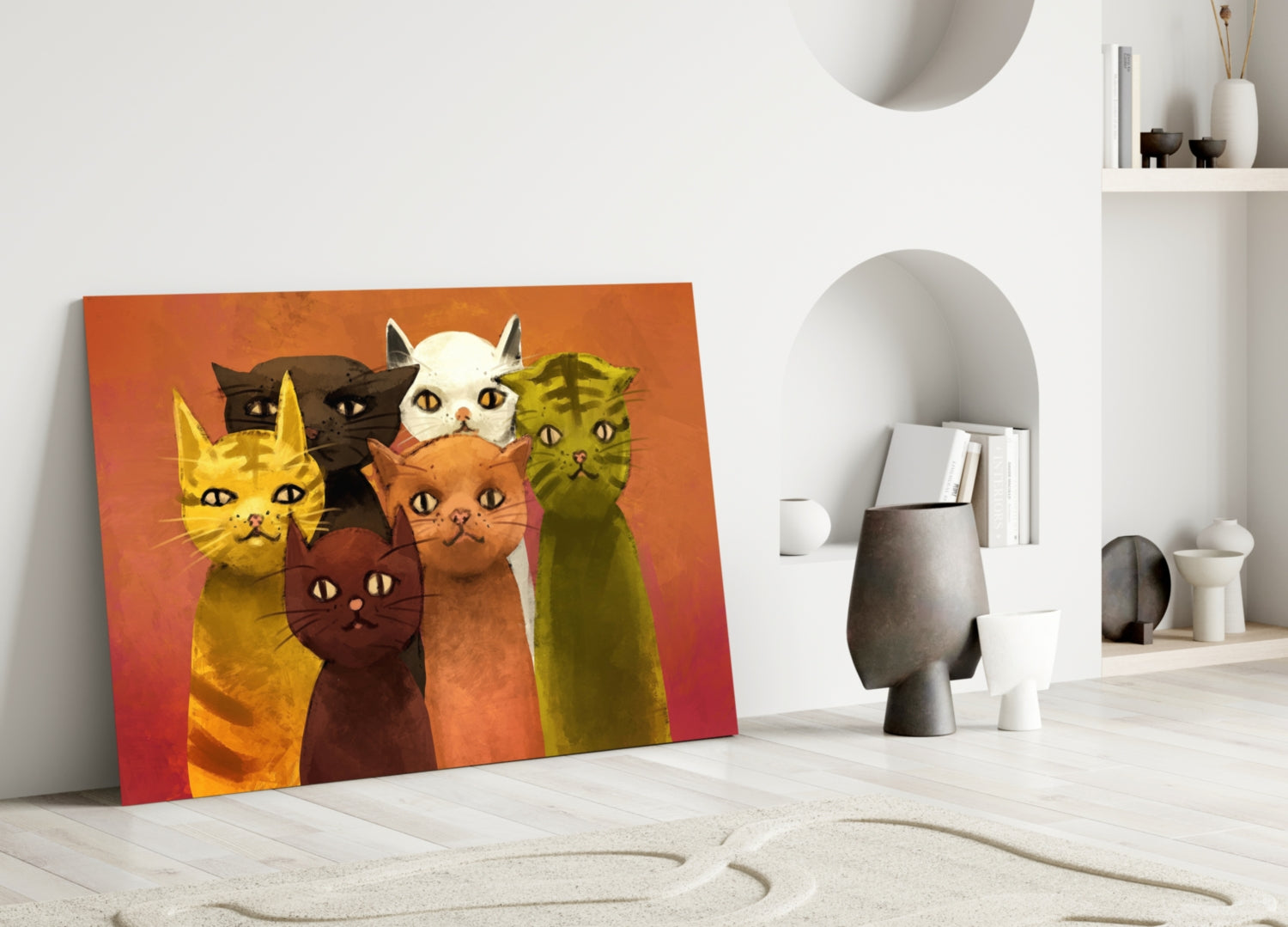 Insigneart USA Insigneart USA Cats Glass Wall Art