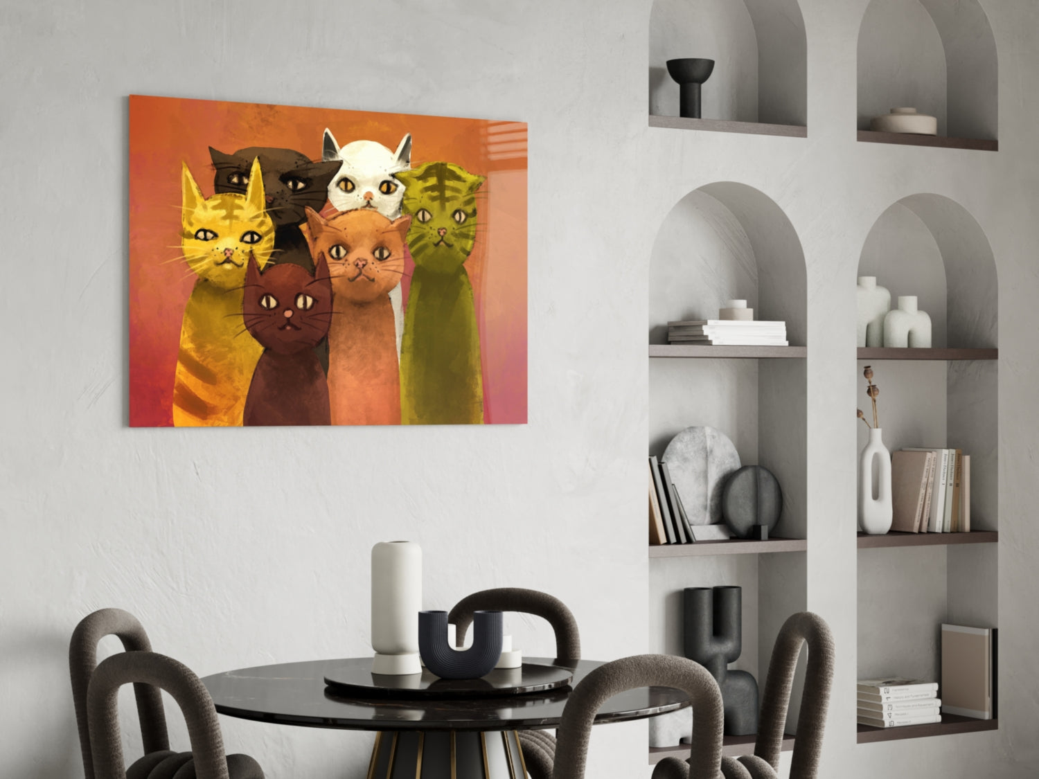 Insigneart USA Insigneart USA Cats Glass Wall Art