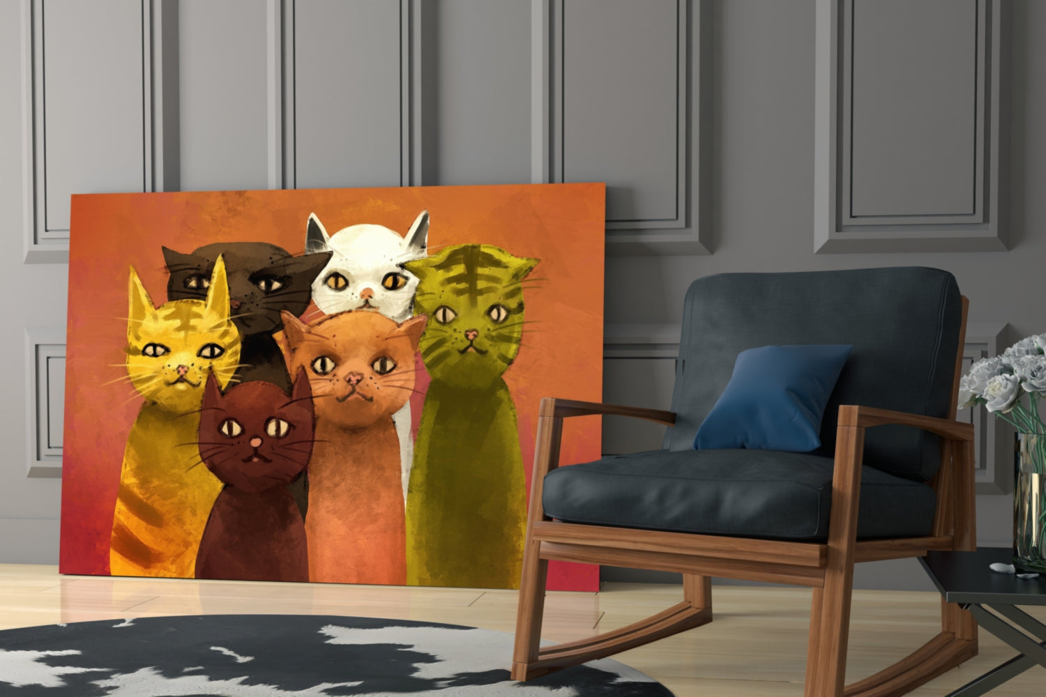 Insigneart USA Insigneart USA Cats Glass Wall Art