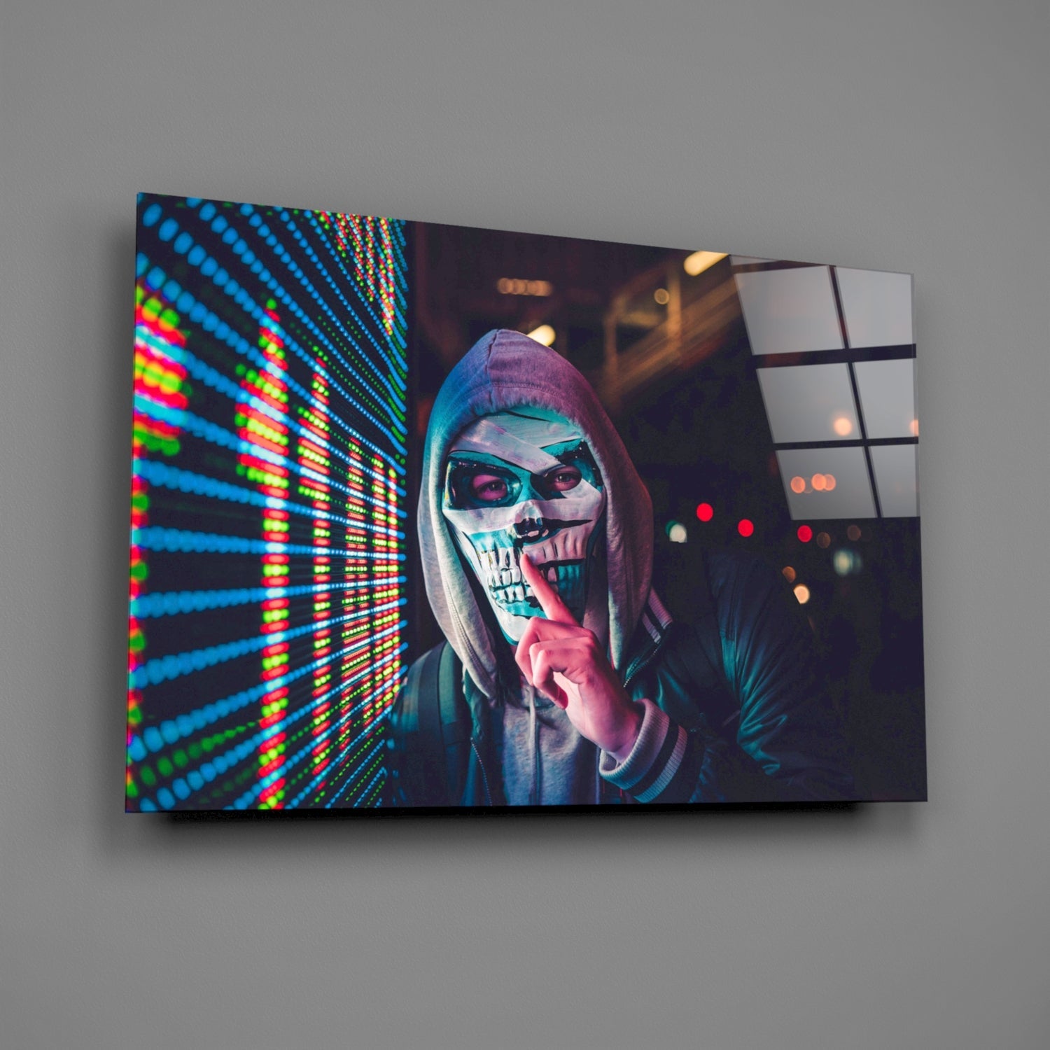 Insigneart USA Insigneart USA Be quiet! Glass Wall Art