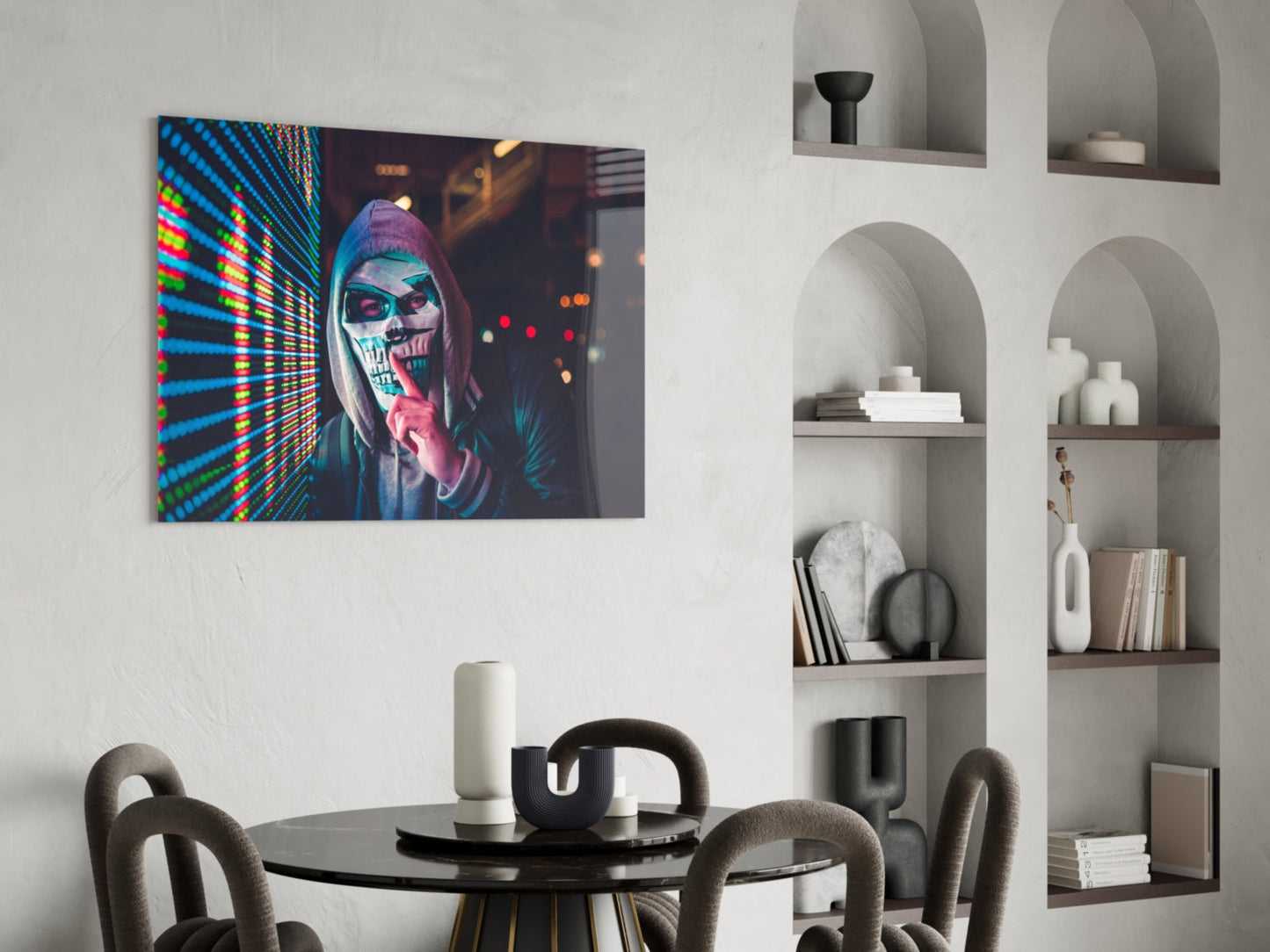 Insigneart USA Insigneart USA Be quiet! Glass Wall Art