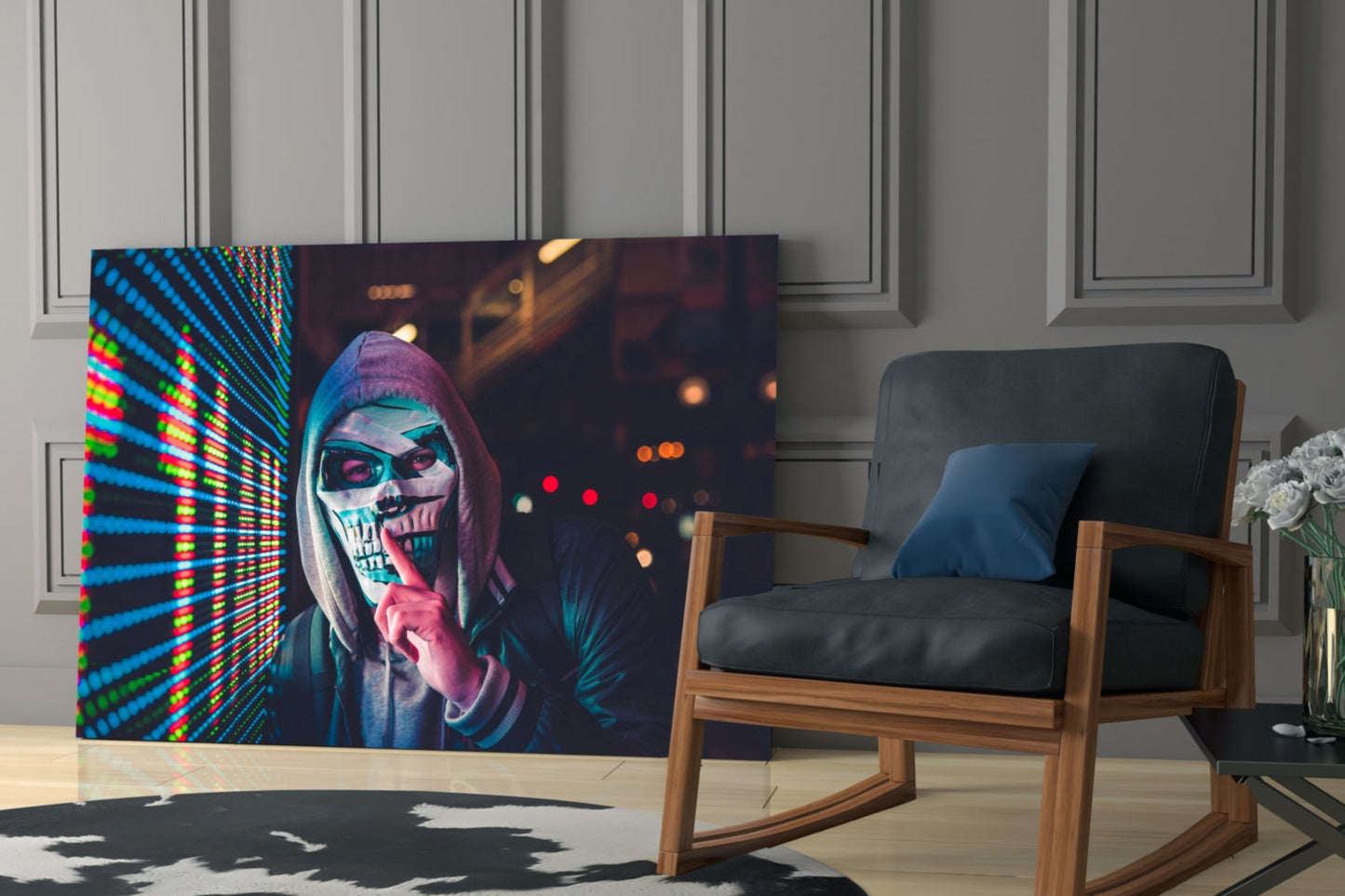 Insigneart USA Insigneart USA Be quiet! Glass Wall Art