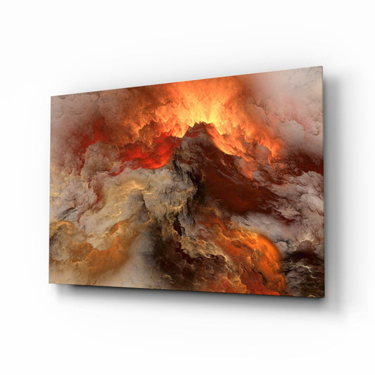 Insigneart USA Insigneart USA Crimson Apocalypse Glass Wall Art