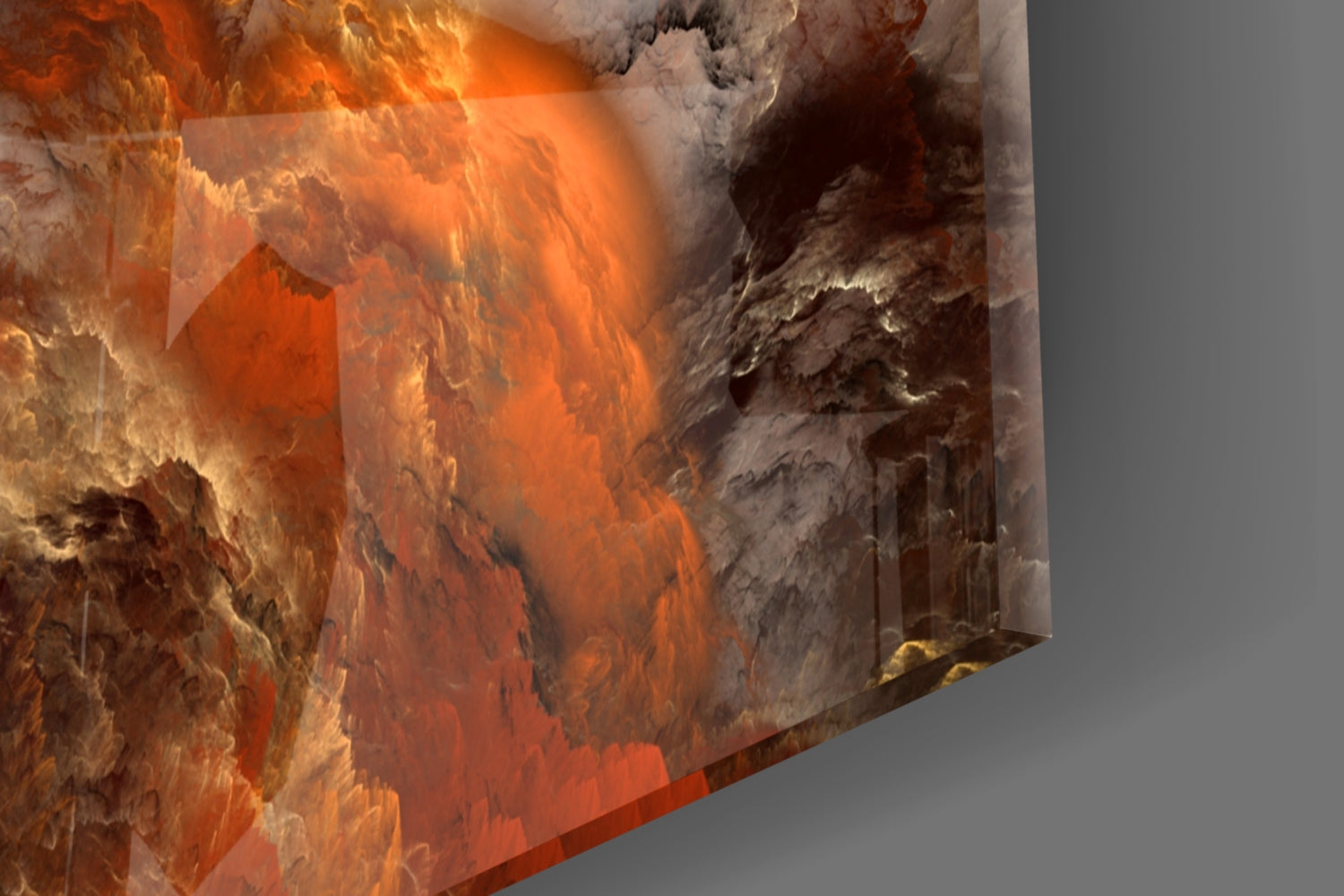 Insigneart USA Insigneart USA Crimson Apocalypse Glass Wall Art