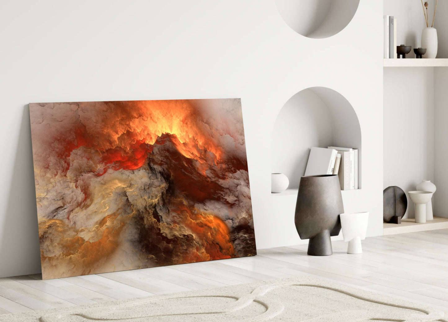 Insigneart USA Insigneart USA Crimson Apocalypse Glass Wall Art