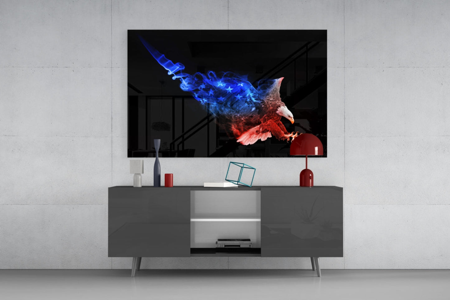 Insigneart USA Insigneart USA Eagle Glass Wall Art
