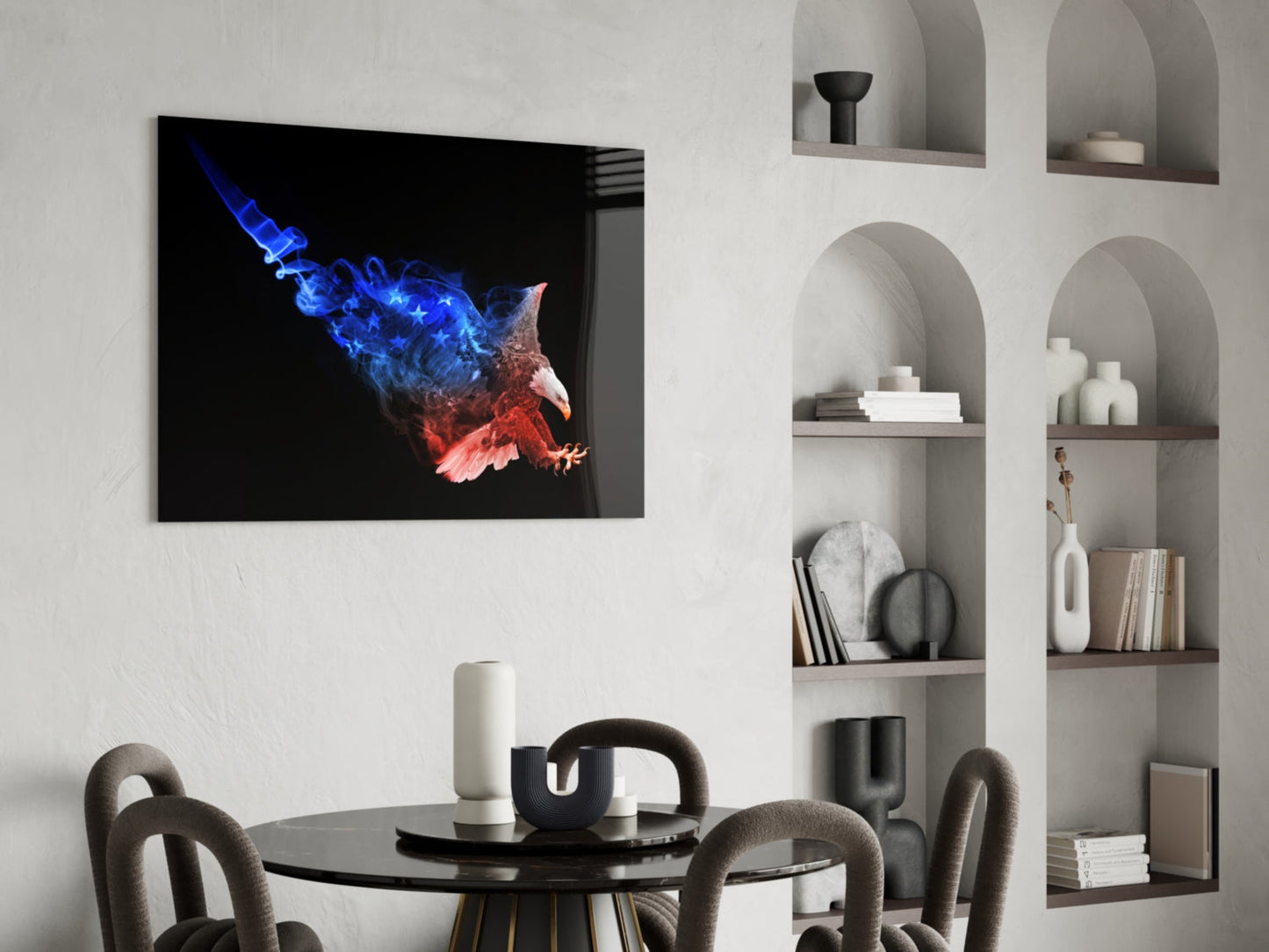 Insigneart USA Insigneart USA Eagle Glass Wall Art