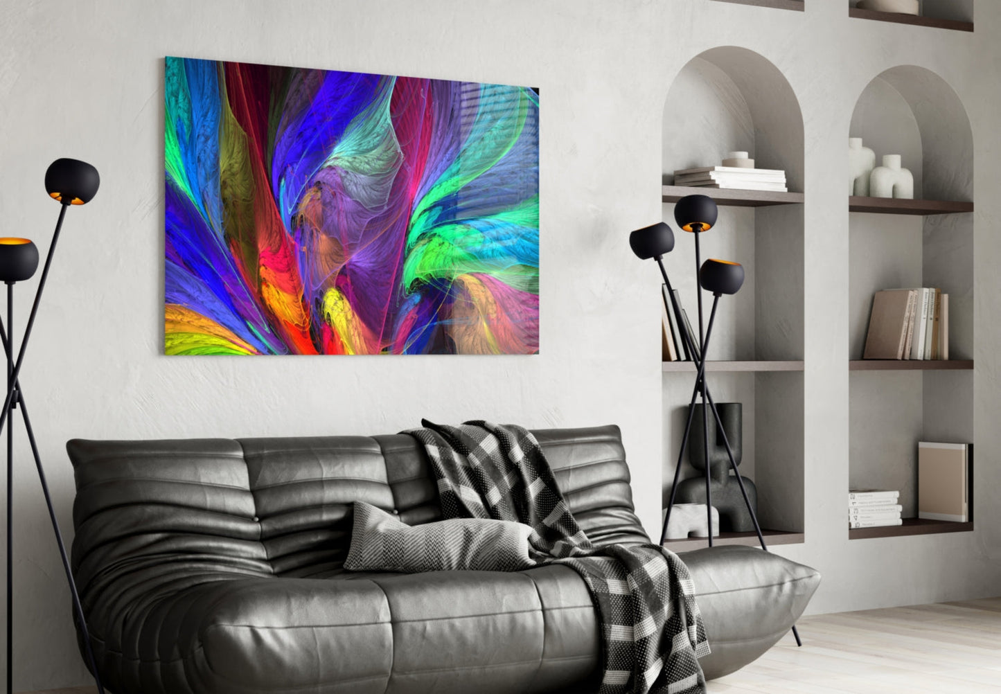 Insigneart USA Insigneart USA Colorful Patterns Glass Wall Art