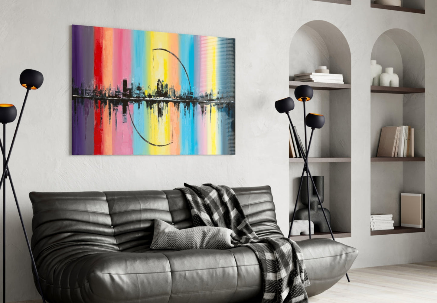 Insigneart USA Insigneart USA City Silhouette Glass Wall Art