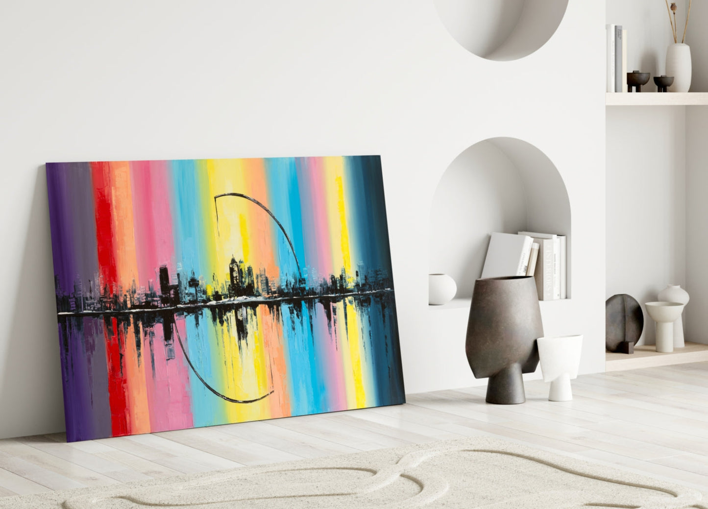 Insigneart USA Insigneart USA City Silhouette Glass Wall Art