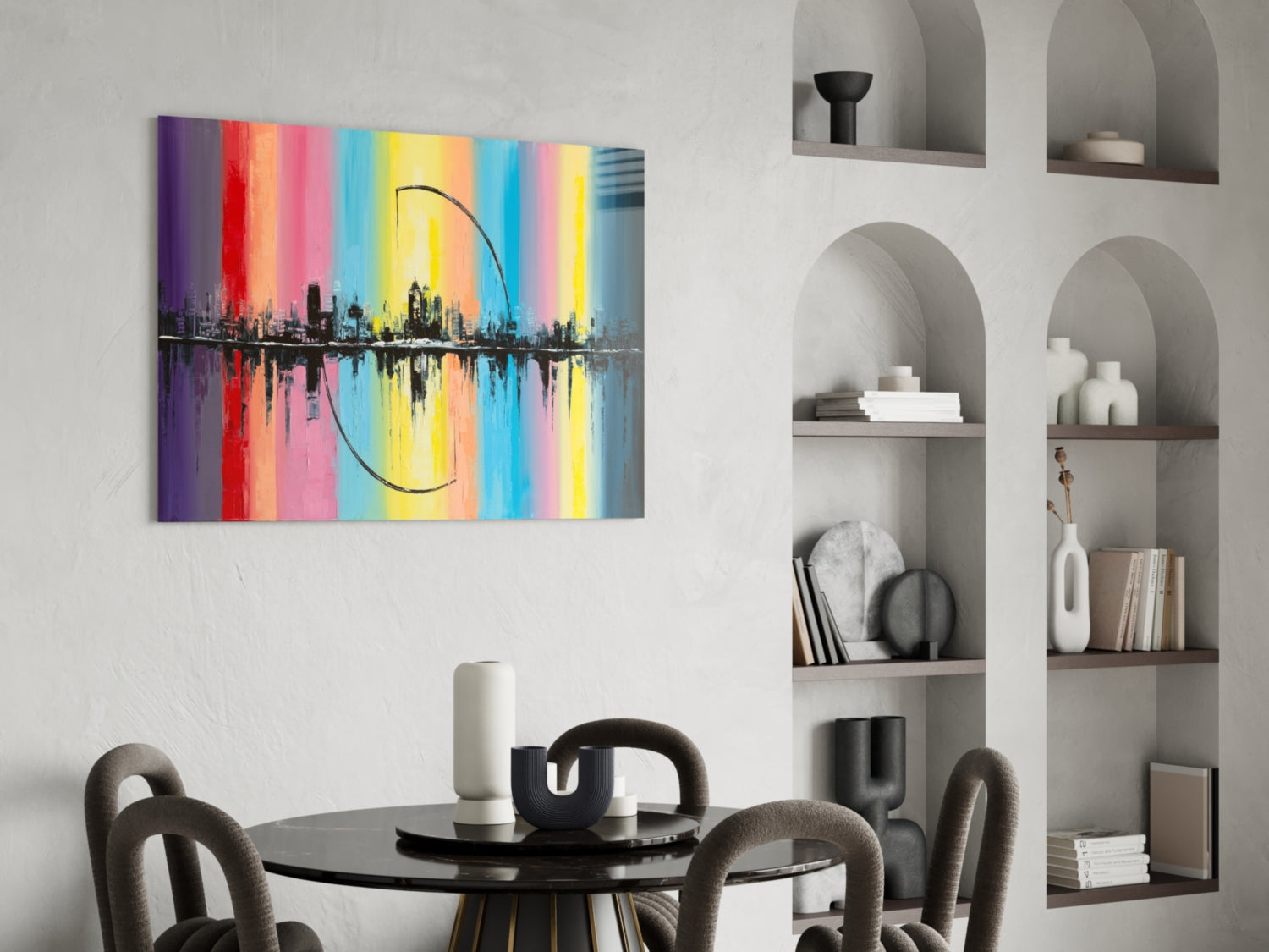 Insigneart USA Insigneart USA City Silhouette Glass Wall Art