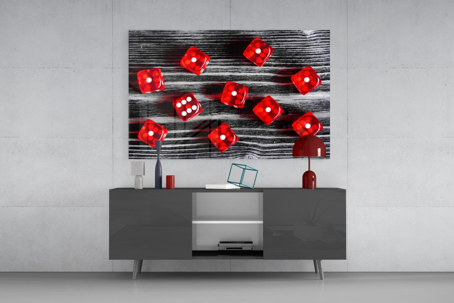 Insigneart USA Insigneart USA Dice Glass Wall Art