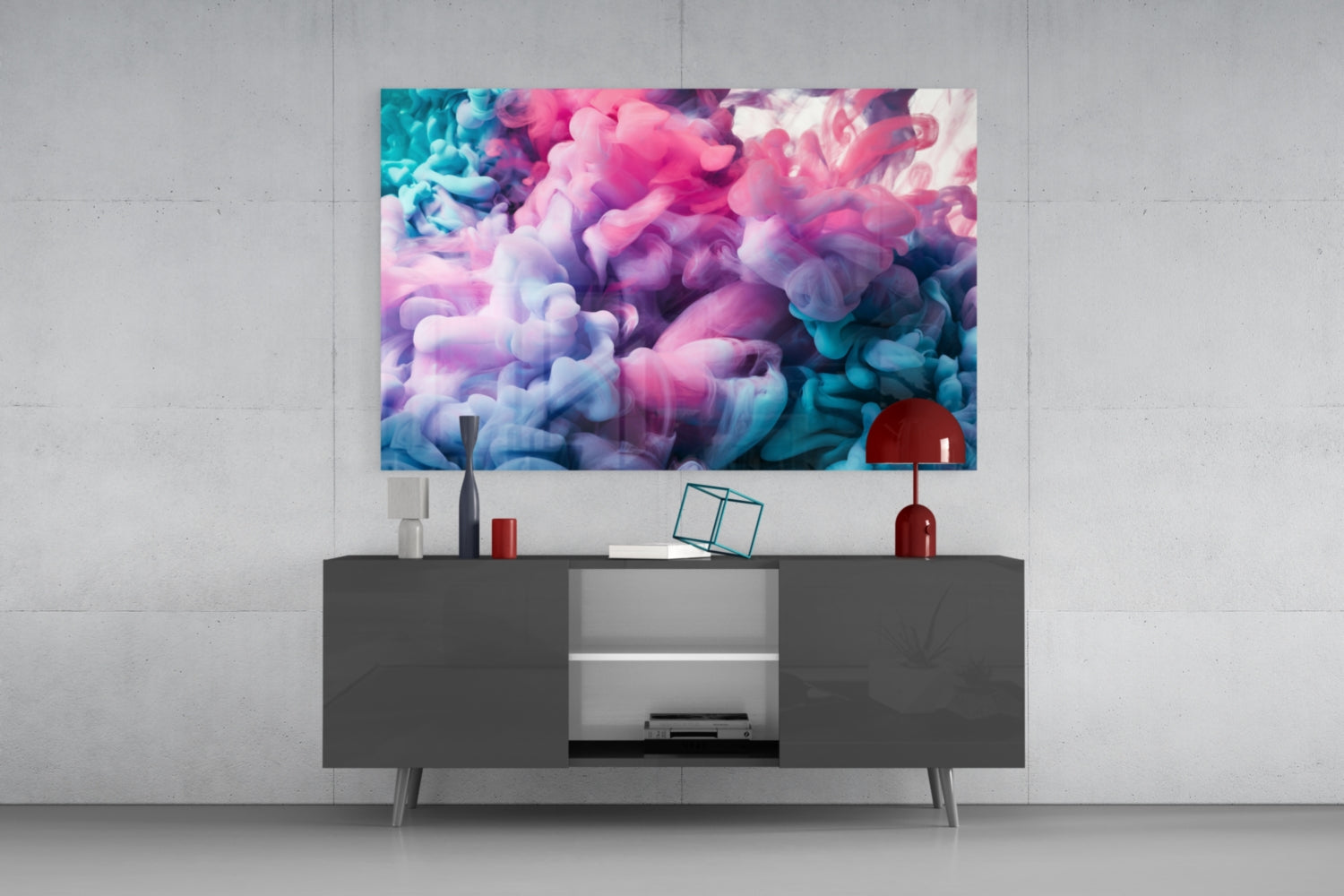 Insigneart USA Insigneart USA Colored Smoke Glass Wall Art