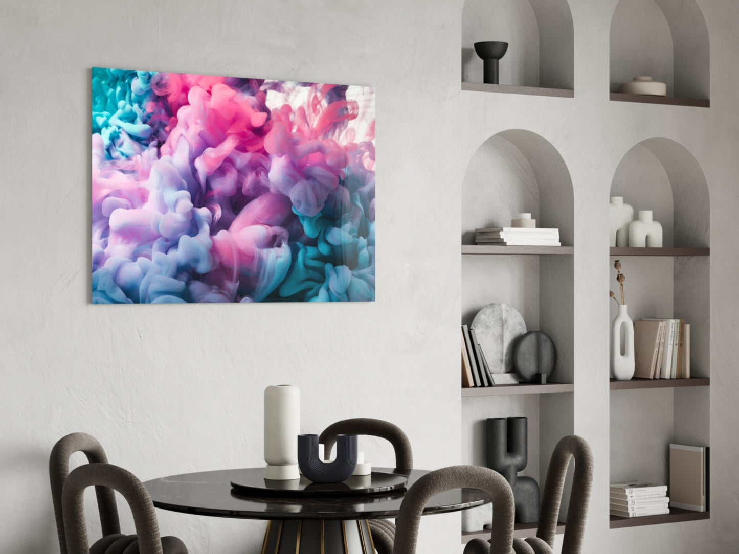 Insigneart USA Insigneart USA Colored Smoke Glass Wall Art