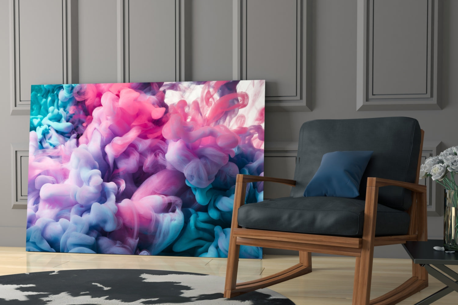 Insigneart USA Insigneart USA Colored Smoke Glass Wall Art