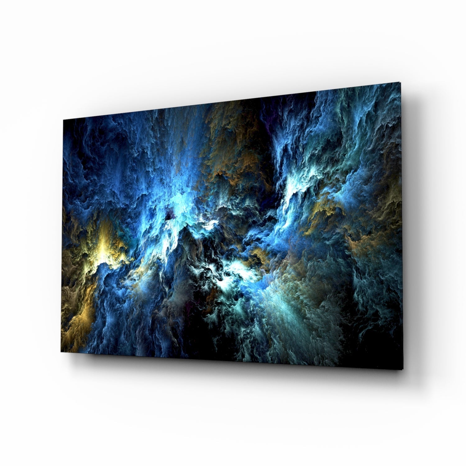 Insigneart USA Insigneart USA Cosmic Blue Glass Wall Art