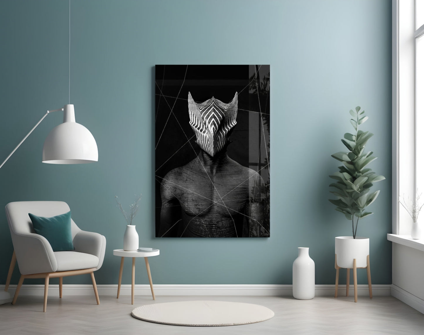 Insigneart USA Insigneart USA Darko Gray Glass Wall Art