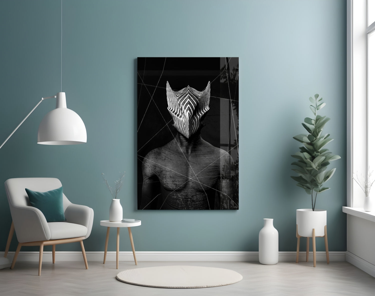 Insigneart USA Insigneart USA Darko Gray Glass Wall Art
