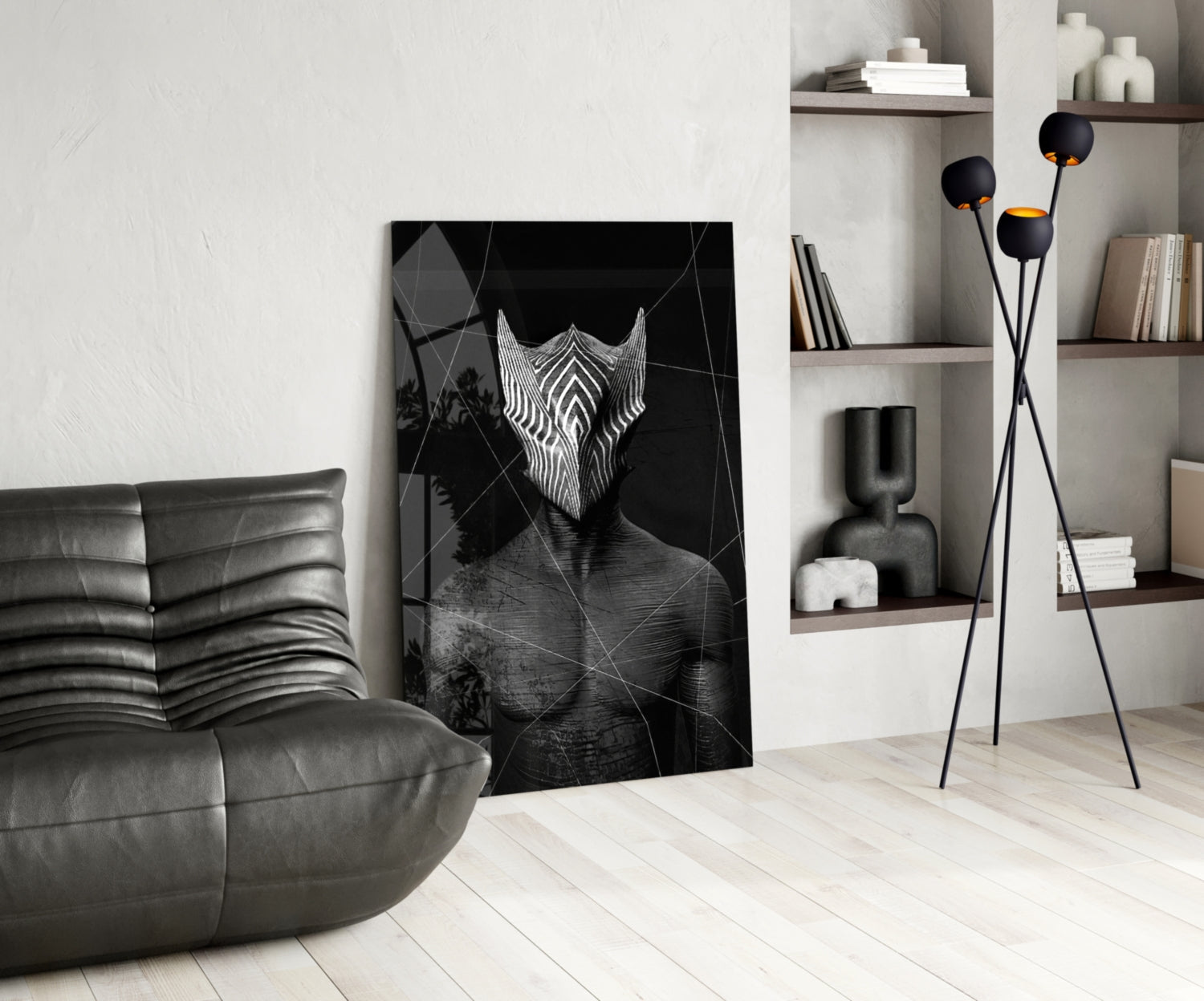 Insigneart USA Insigneart USA Darko Gray Glass Wall Art