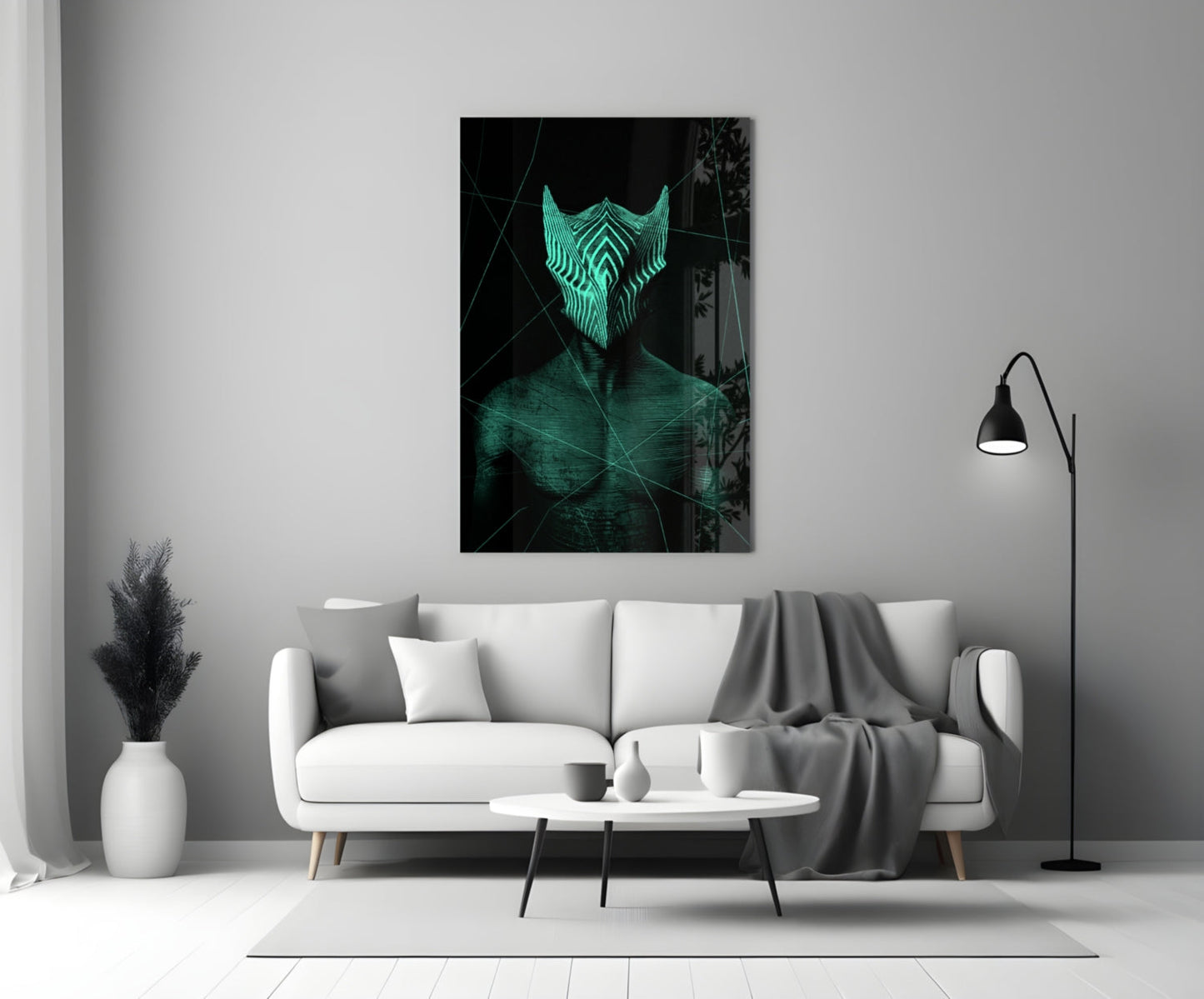 Insigneart USA Insigneart USA Darko Green Glass Wall Art