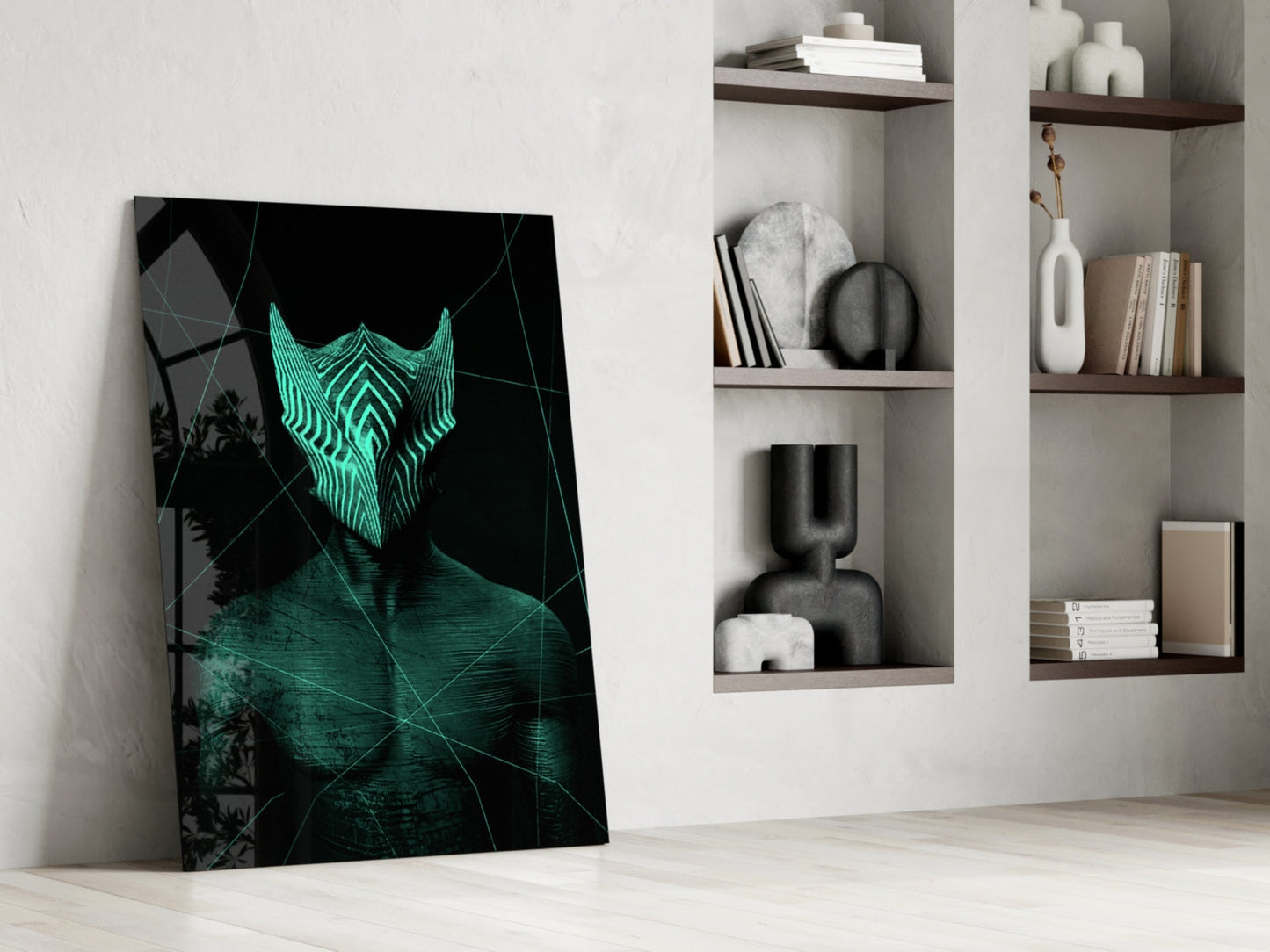 Insigneart USA Insigneart USA Darko Green Glass Wall Art