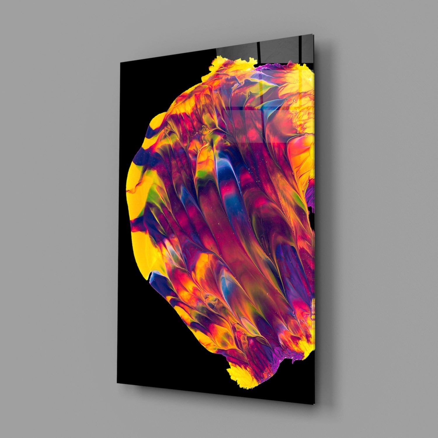 Insigneart USA Insigneart USA Dance of Colors Glass Wall Art