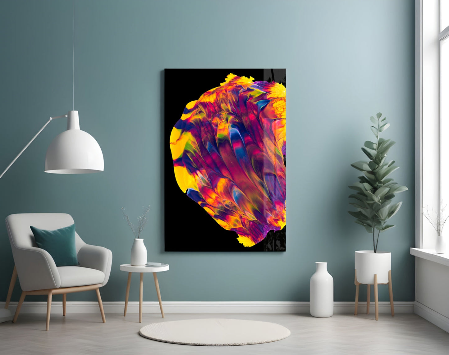 Insigneart USA Insigneart USA Dance of Colors Glass Wall Art