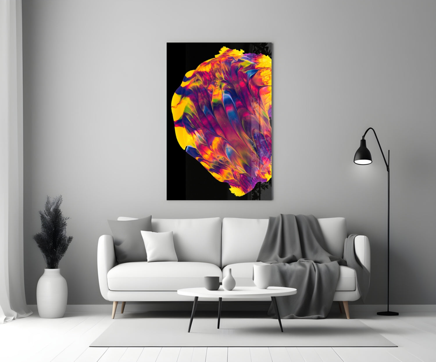 Insigneart USA Insigneart USA Dance of Colors Glass Wall Art