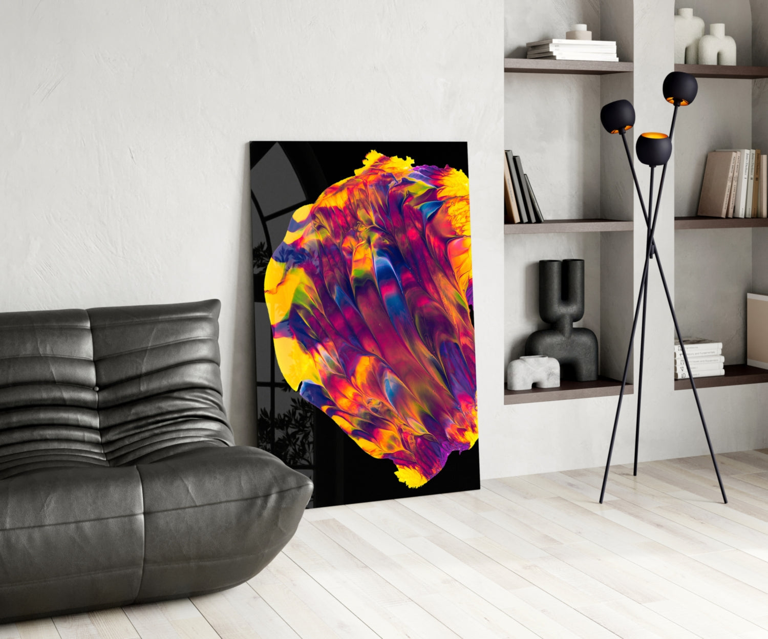 Insigneart USA Insigneart USA Dance of Colors Glass Wall Art