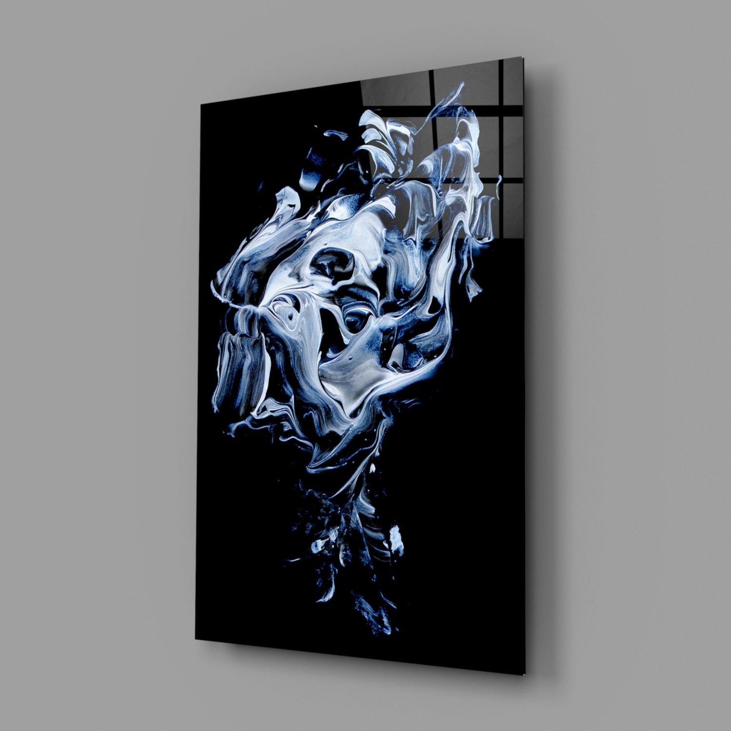 Insigneart USA Insigneart USA Abstract Gray Glass Wall Art
