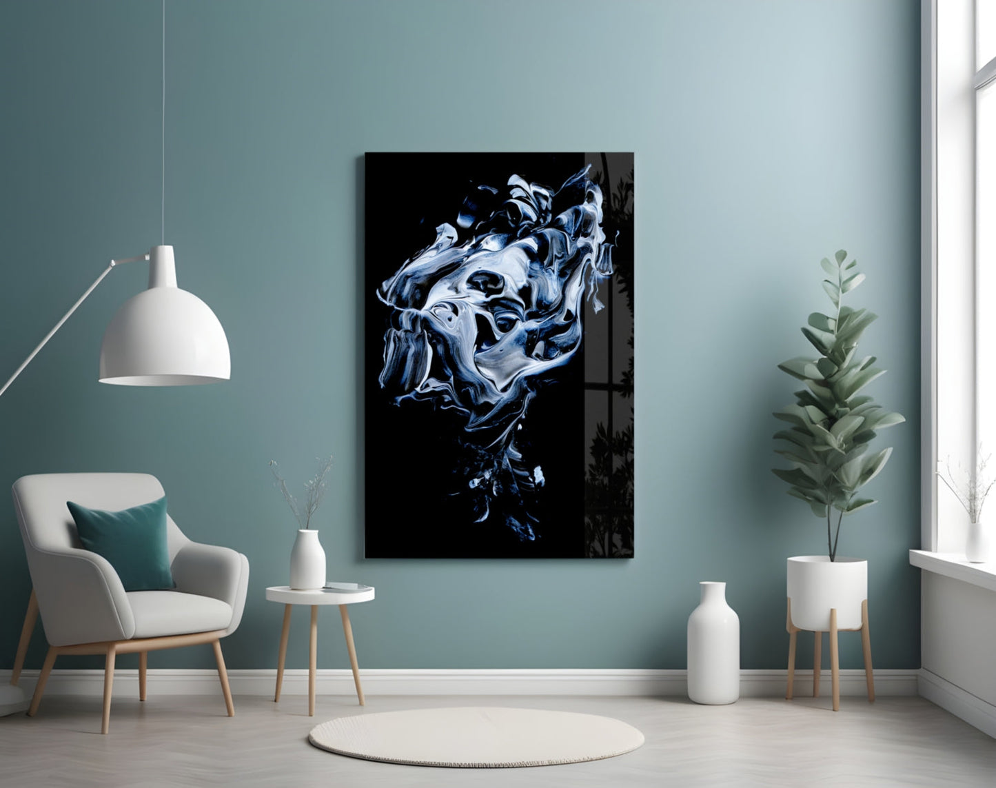 Insigneart USA Insigneart USA Abstract Gray Glass Wall Art