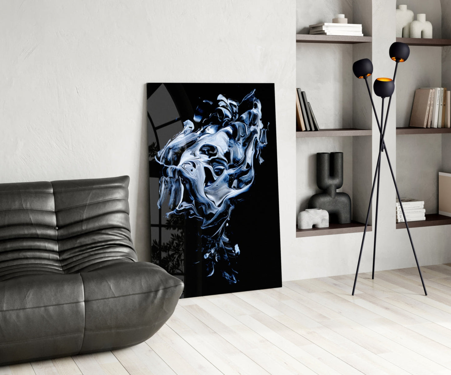 Insigneart USA Insigneart USA Abstract Gray Glass Wall Art