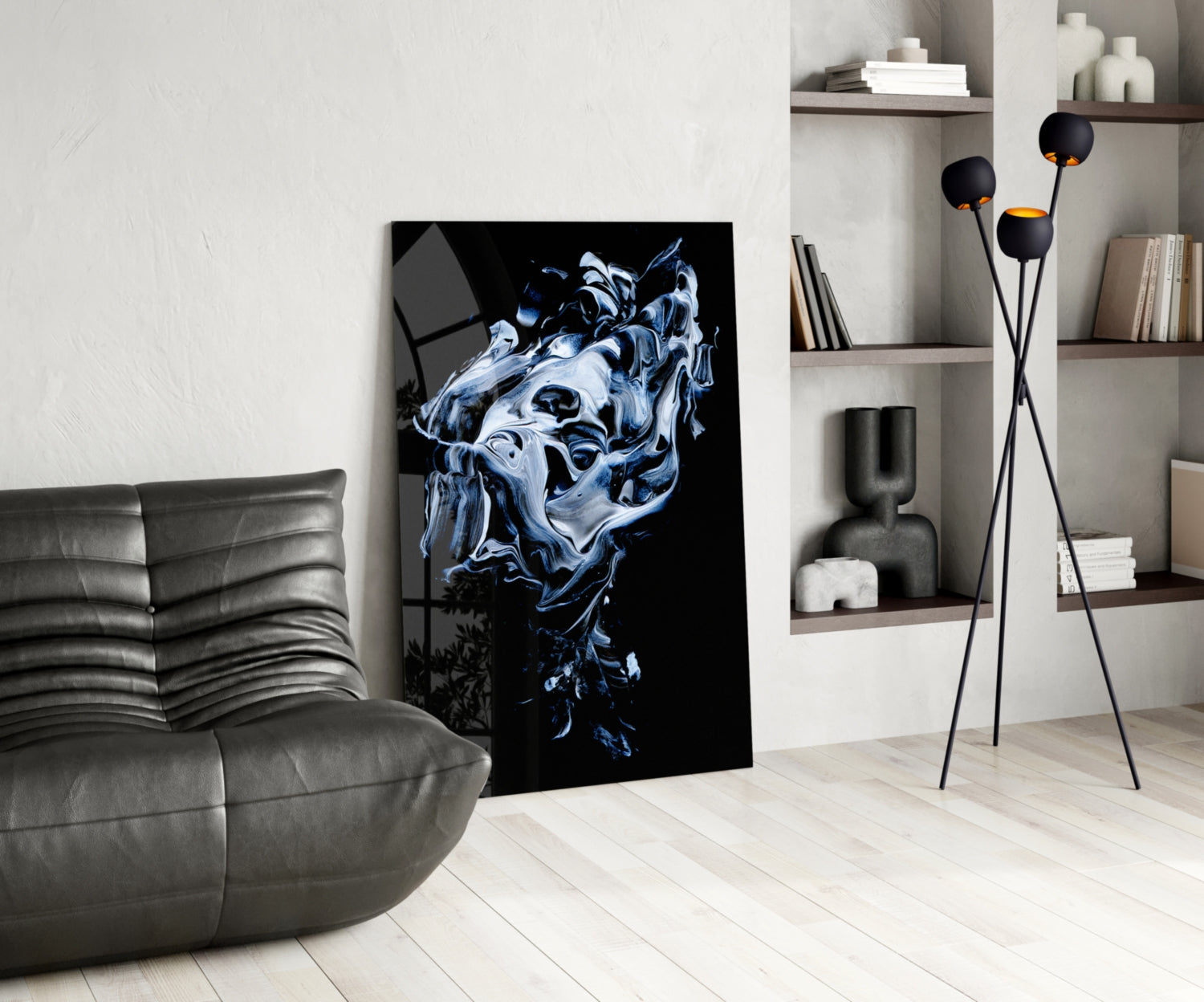 Insigneart USA Insigneart USA Abstract Gray Glass Wall Art