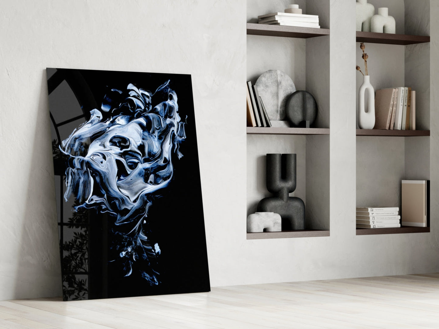 Insigneart USA Insigneart USA Abstract Gray Glass Wall Art