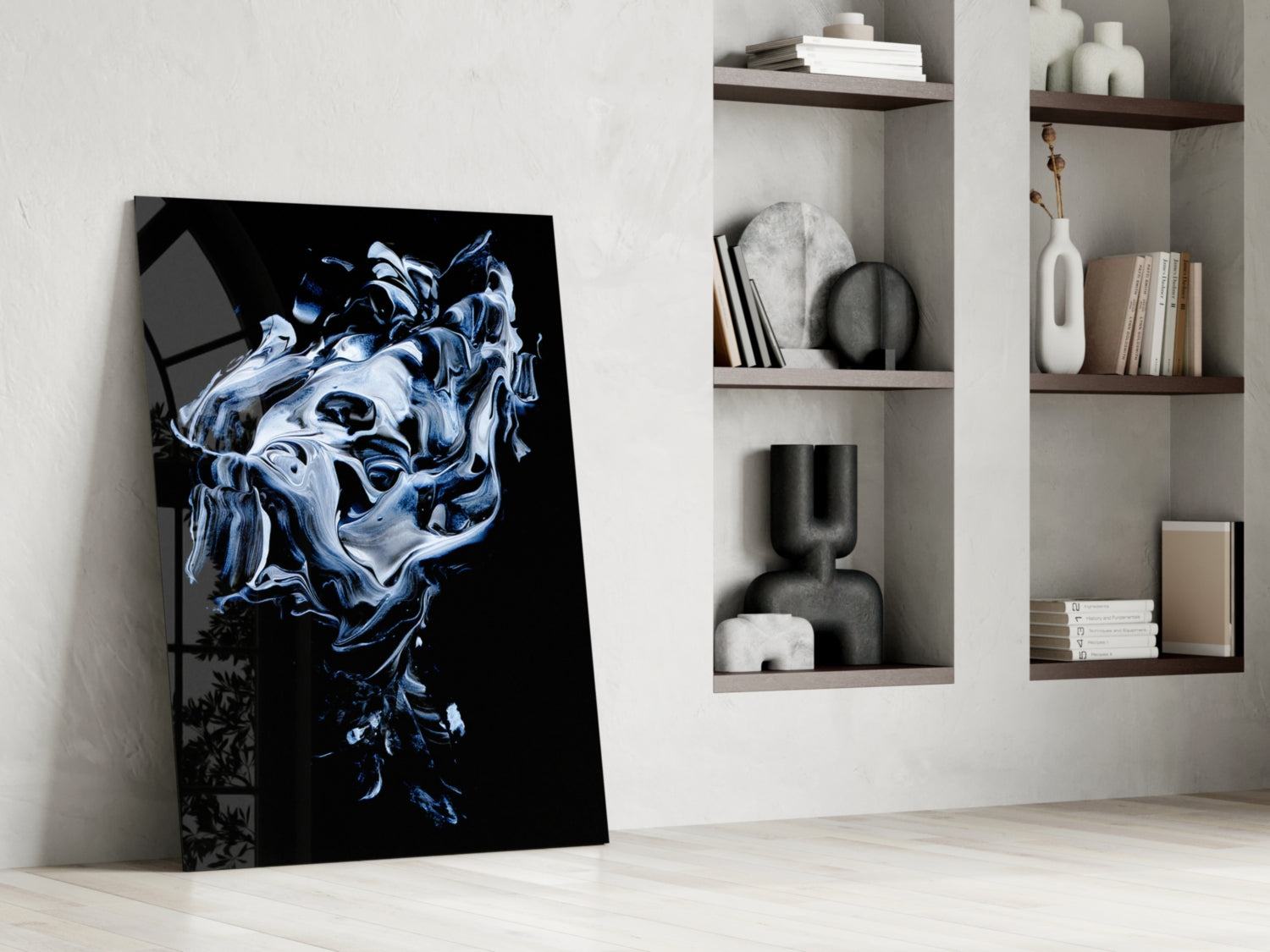 Insigneart USA Insigneart USA Abstract Gray Glass Wall Art