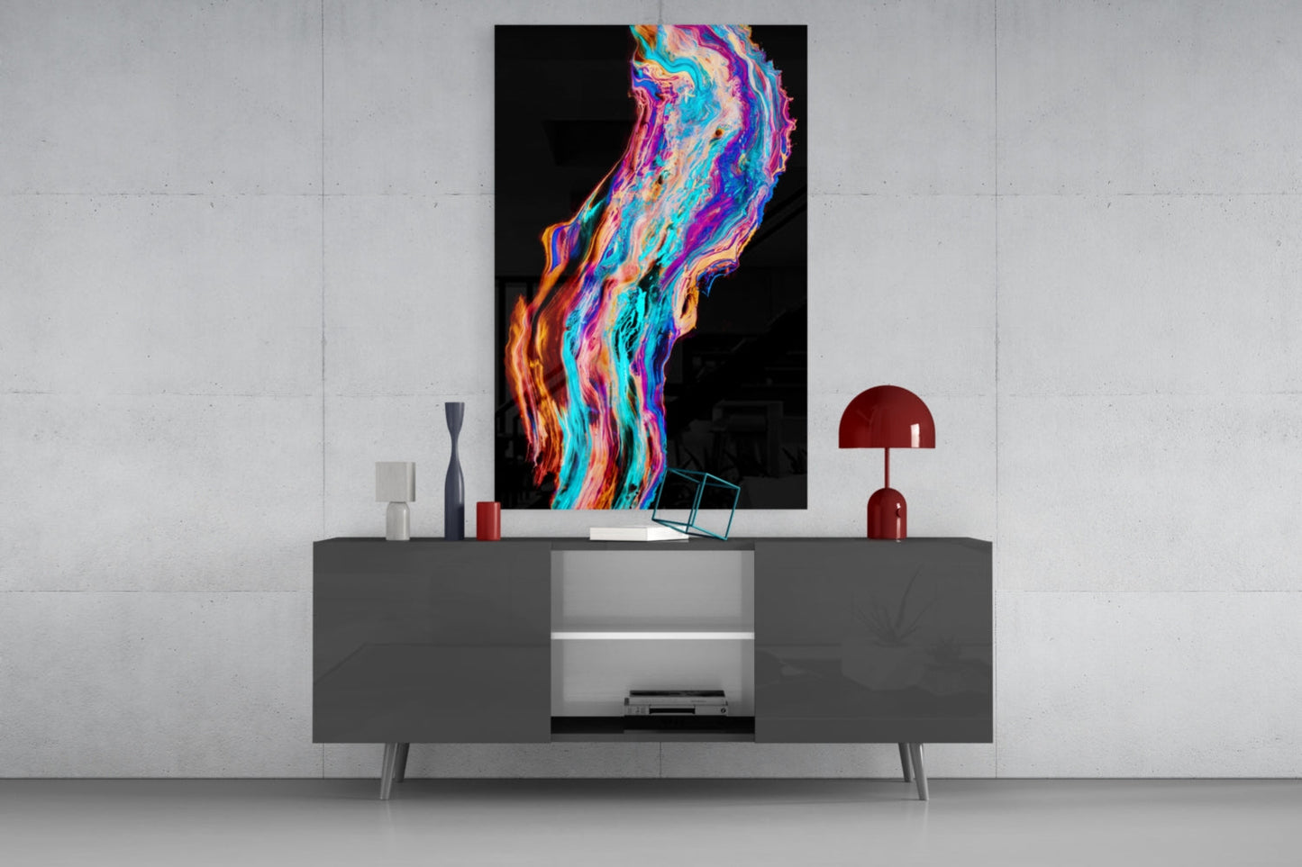 Insigneart USA Insigneart USA Colored Flow Glass Wall Art