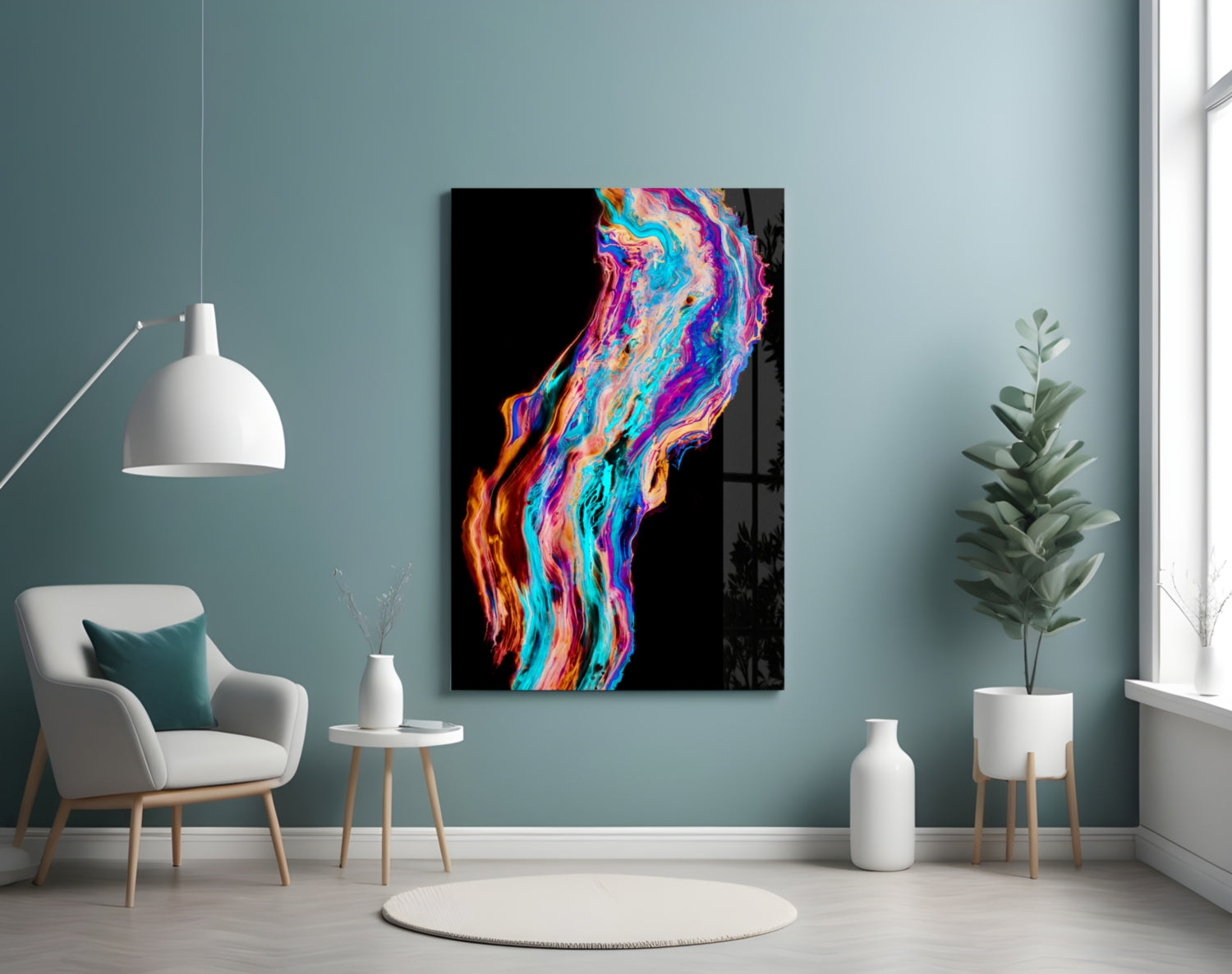 Insigneart USA Insigneart USA Colored Flow Glass Wall Art
