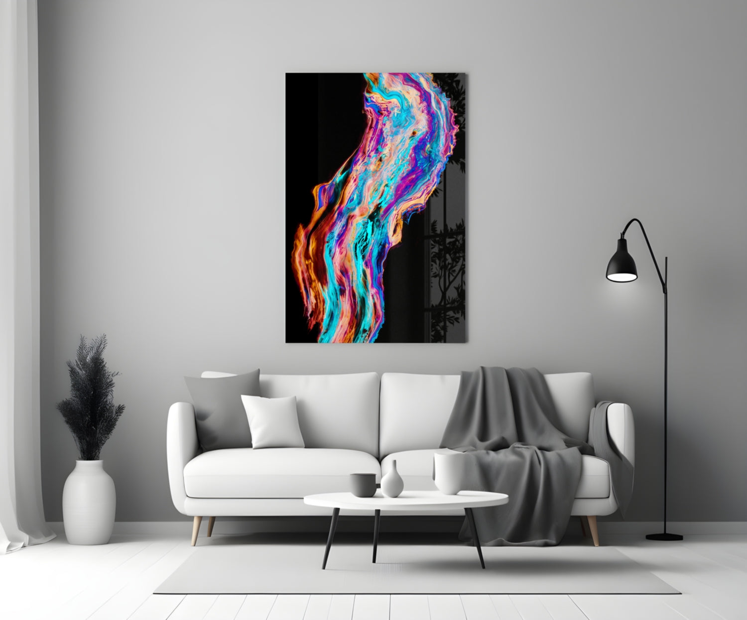 Insigneart USA Insigneart USA Colored Flow Glass Wall Art