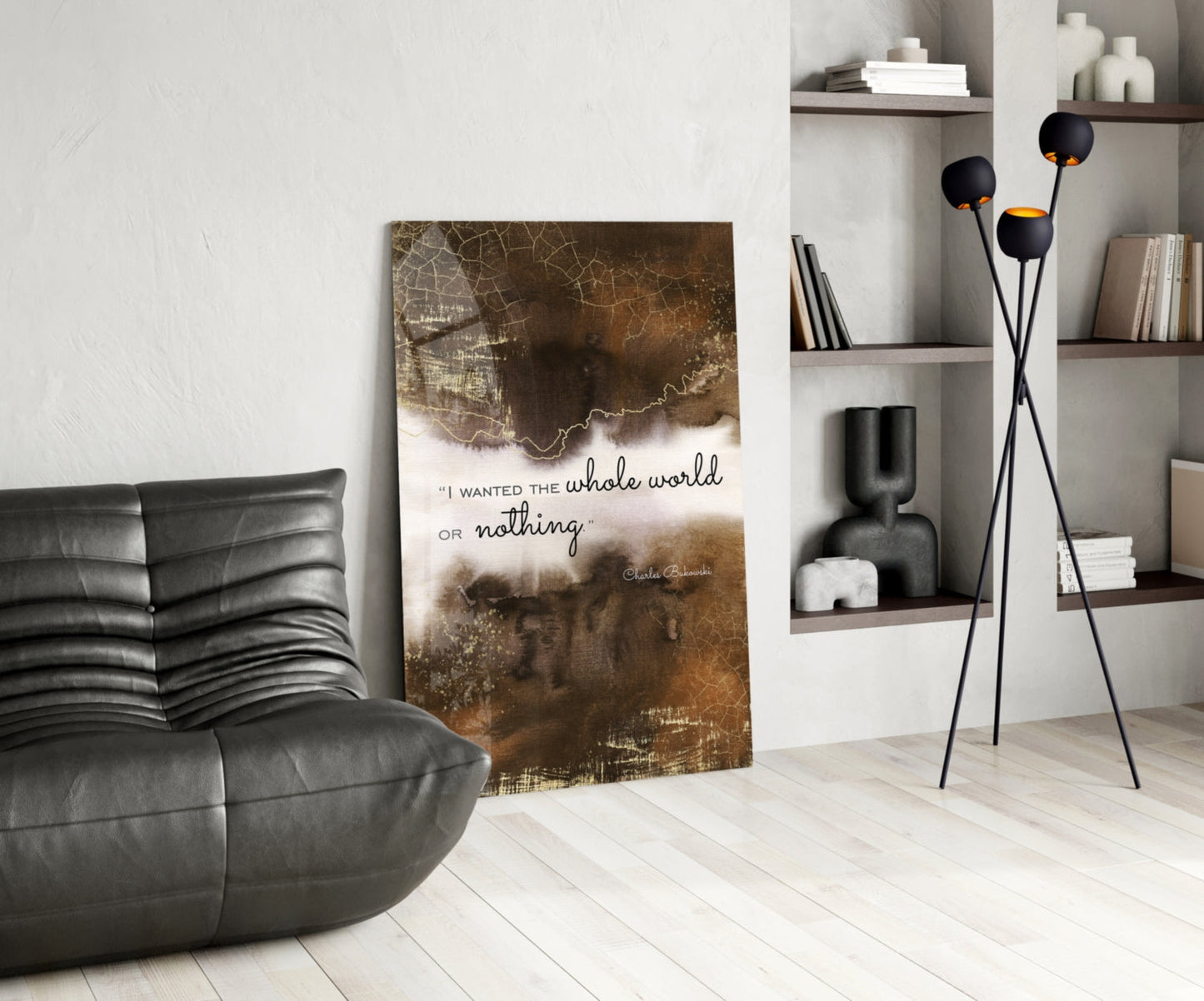 Insigneart USA Insigneart USA Bukowski Quotes Glass Wall Art