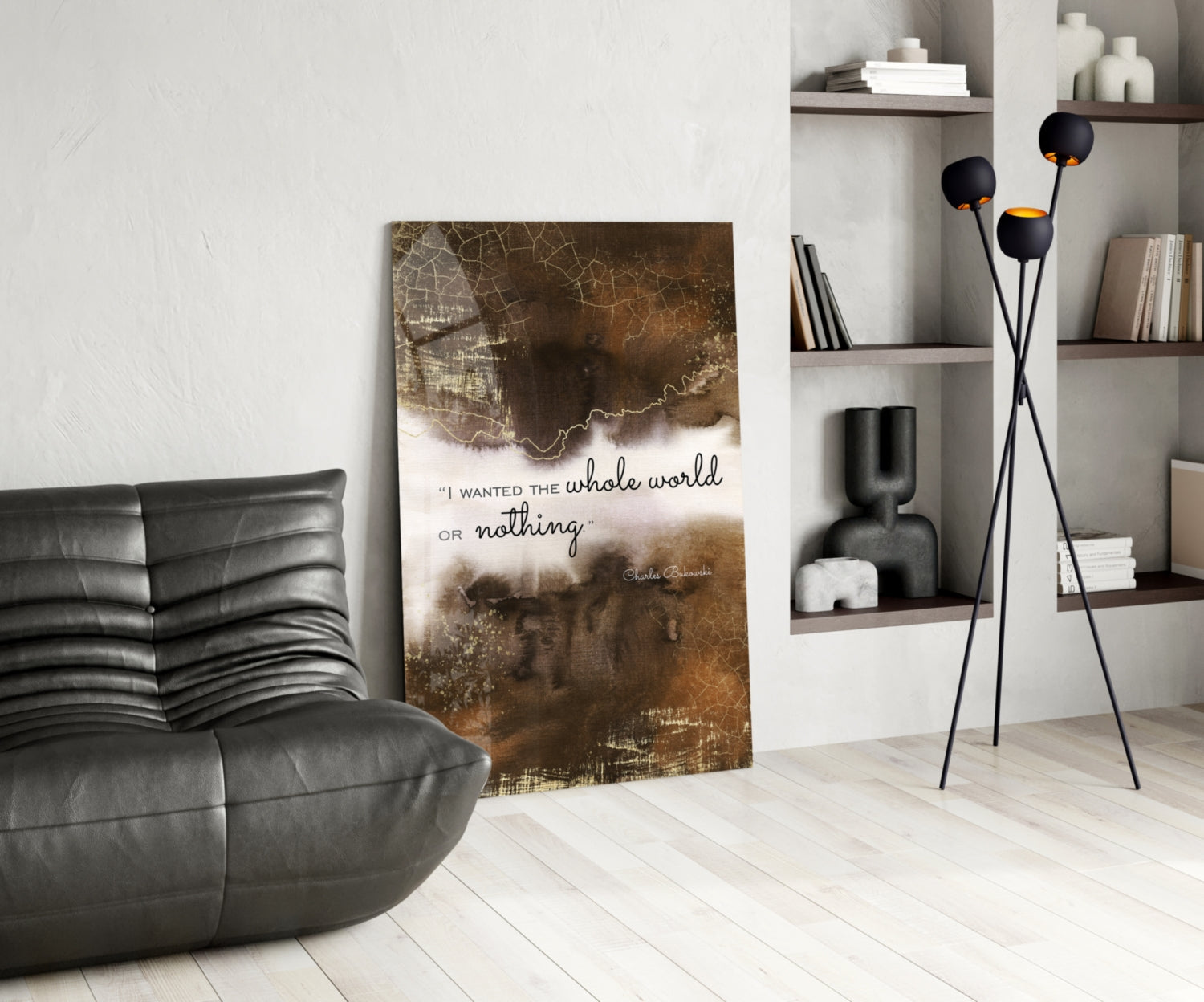 Insigneart USA Insigneart USA Bukowski Quotes Glass Wall Art