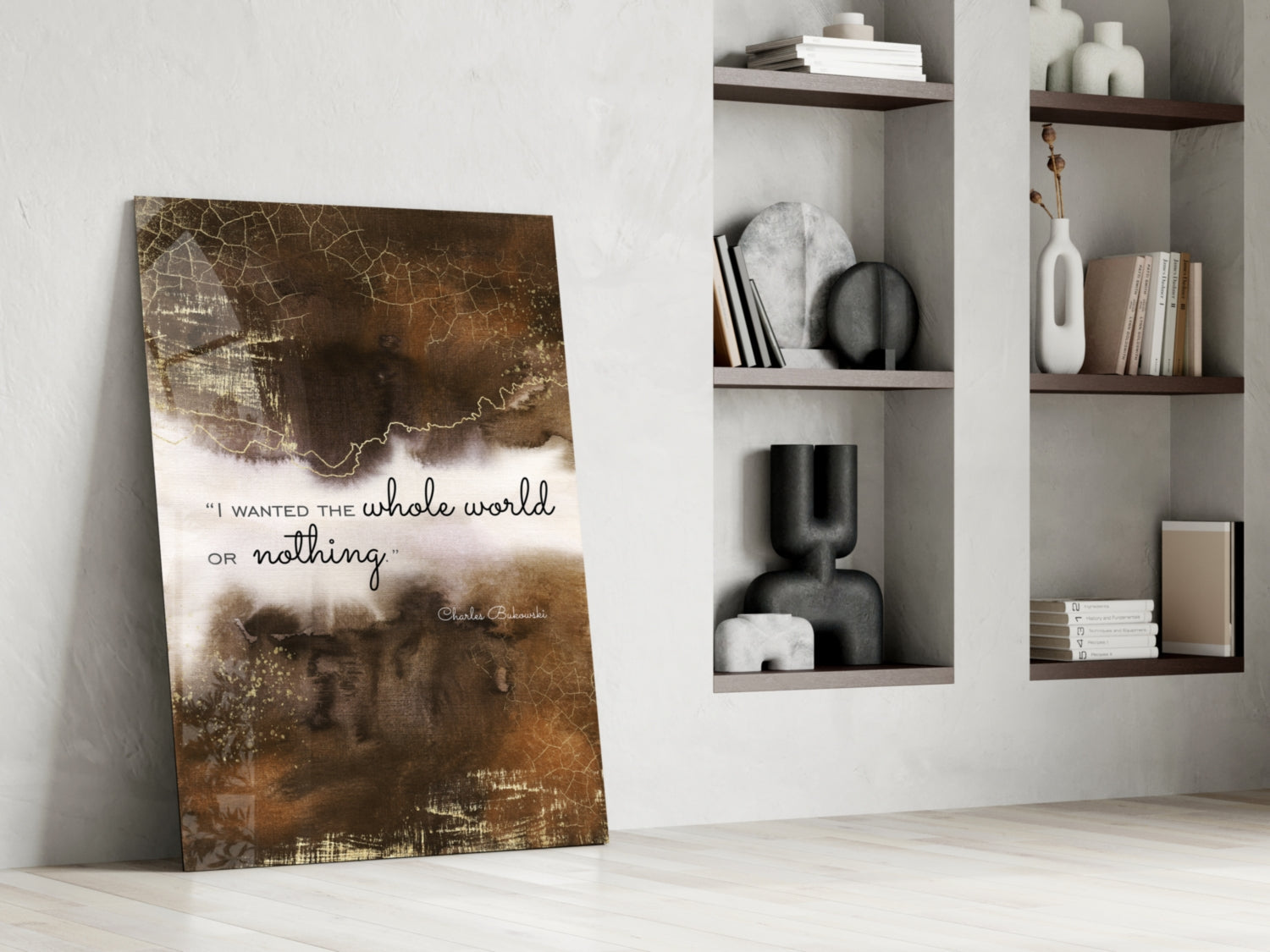 Insigneart USA Insigneart USA Bukowski Quotes Glass Wall Art