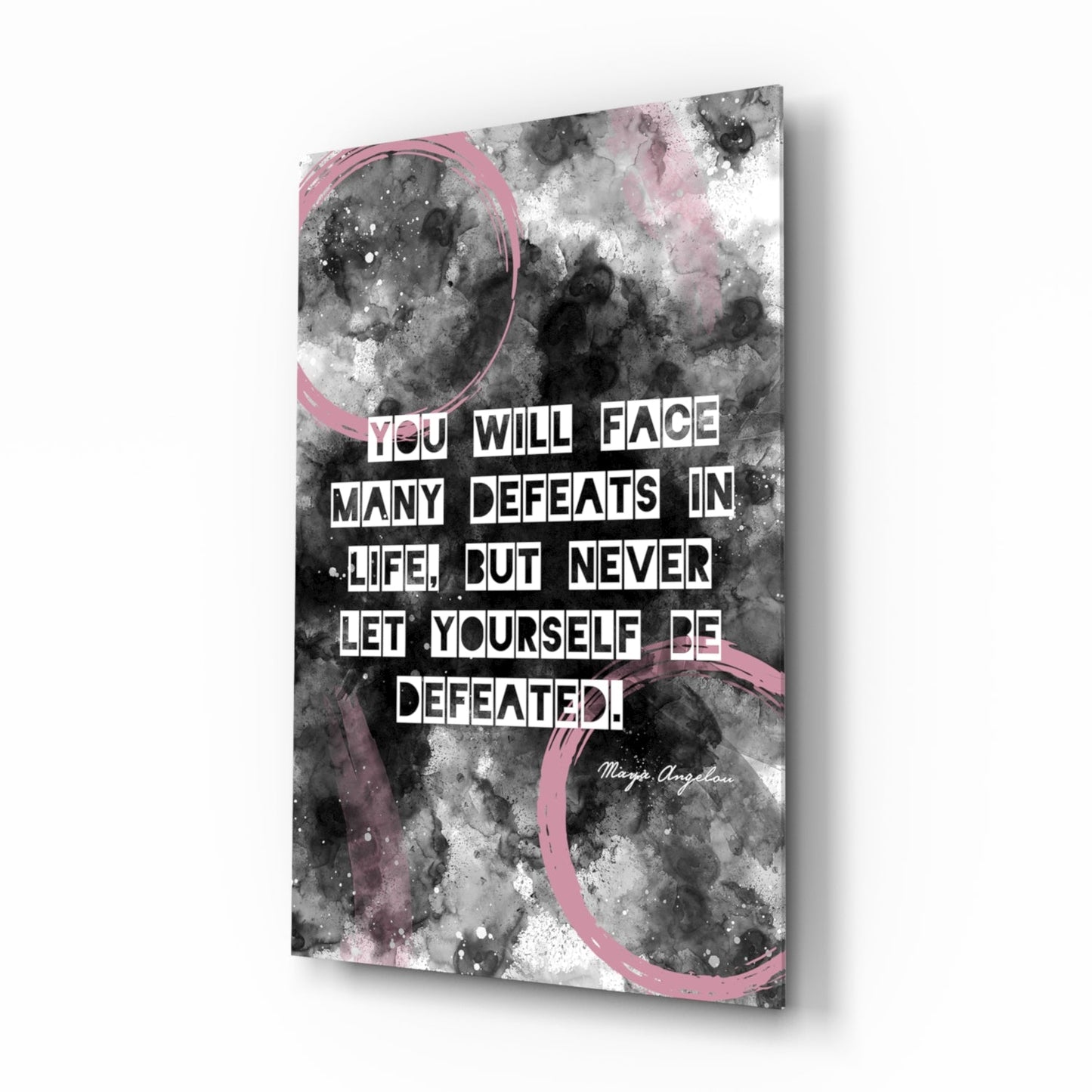 Insigneart USA Insigneart USA Angelou Words Glass Wall Art