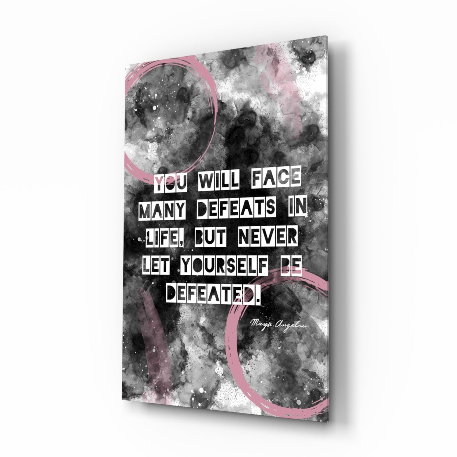 Insigneart USA Insigneart USA Angelou Words Glass Wall Art