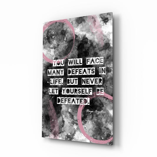 Insigneart USA Insigneart USA Angelou Words Glass Wall Art