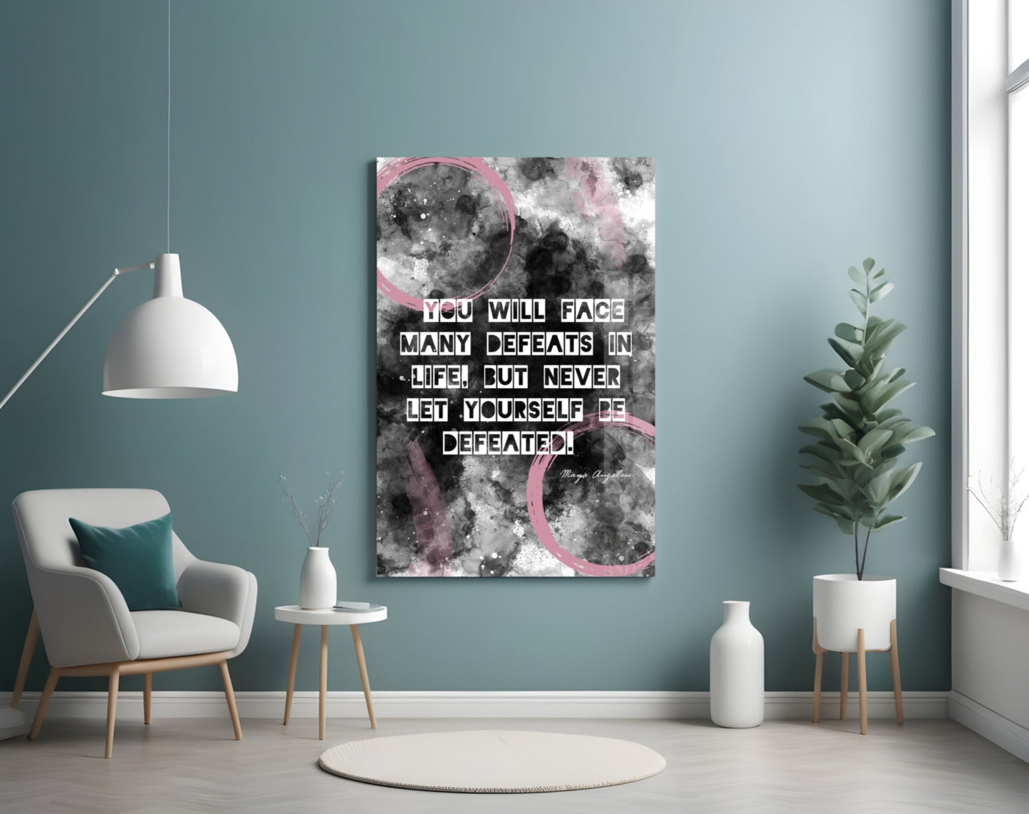 Insigneart USA Insigneart USA Angelou Words Glass Wall Art
