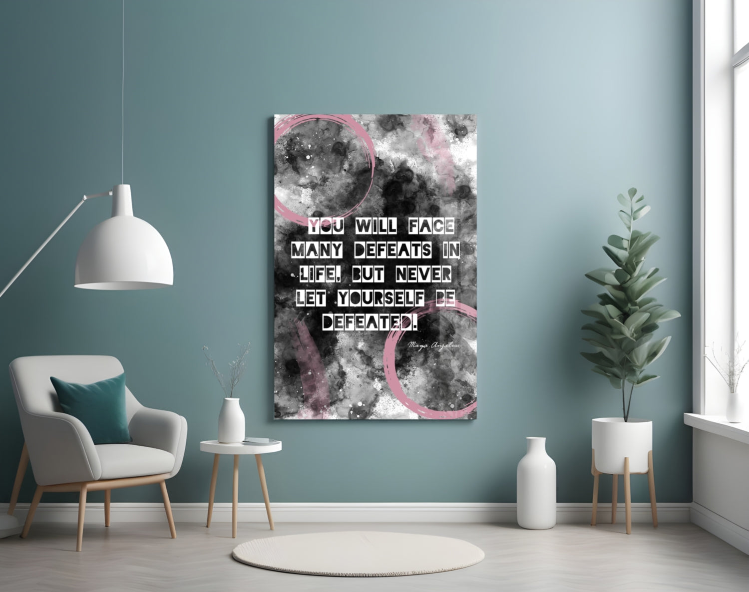 Insigneart USA Insigneart USA Angelou Words Glass Wall Art