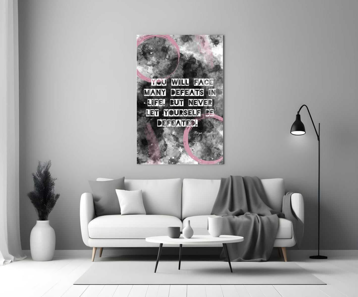 Insigneart USA Insigneart USA Angelou Words Glass Wall Art