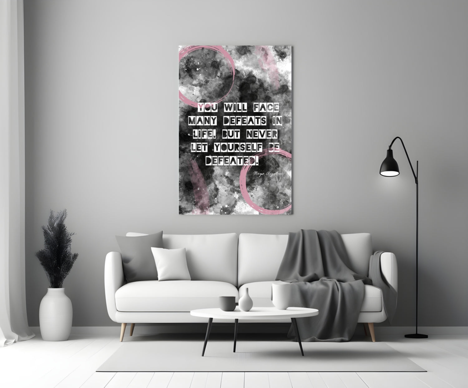 Insigneart USA Insigneart USA Angelou Words Glass Wall Art